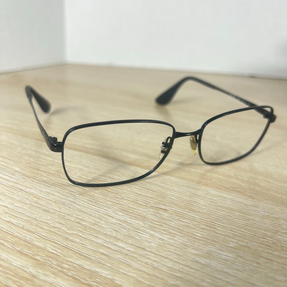Ray-Ban RB6336M 2503 Eyeglasses Black Metal Frames Only 53-16-140 Excellent Cond